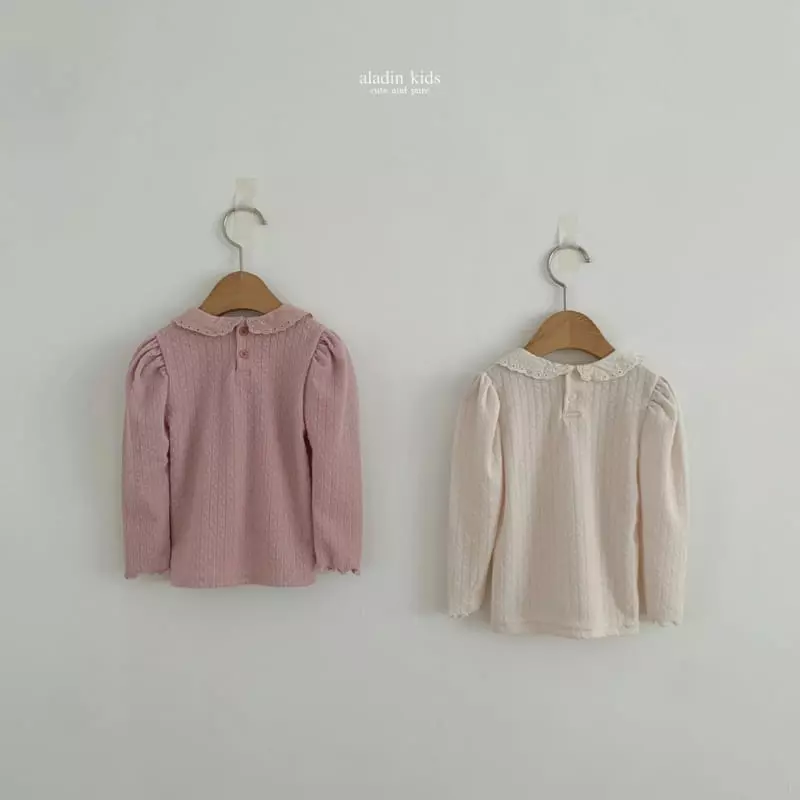 Aladin - Korean Children Fashion - #childrensboutique - Lace Collar Blouse - 5