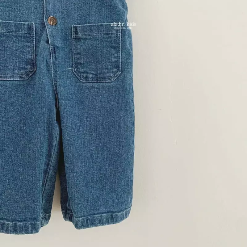 Aladin - Korean Children Fashion - #discoveringself - Us Denim Overalls - 3
