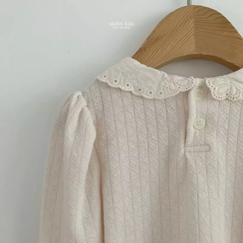 Aladin - Korean Children Fashion - #discoveringself - Lace Collar Blouse - 7