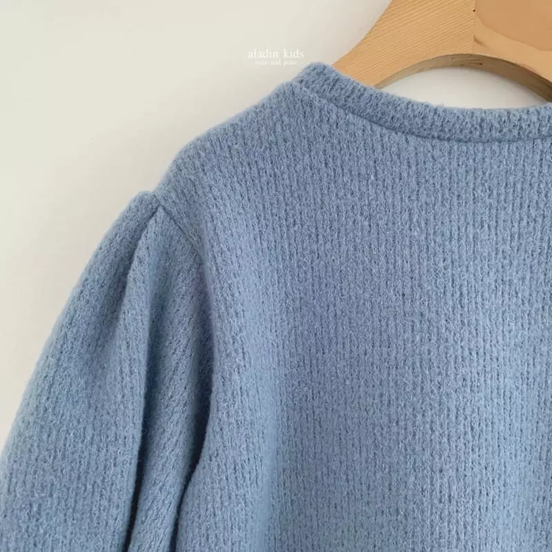 Aladin - Korean Children Fashion - #kidzfashiontrend - Wrinkle Puff Knit Tee
