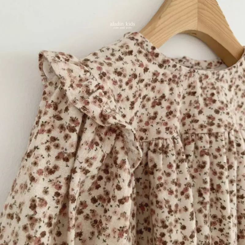 Aladin - Korean Children Fashion - #prettylittlegirls - Wing Flower Blouse - 2