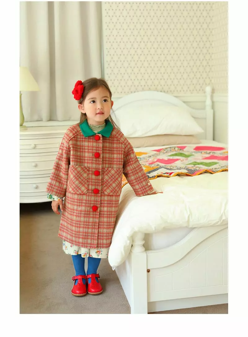 Amber - Korean Children Fashion - #Kfashion4kids - Chelly Handmade Coat