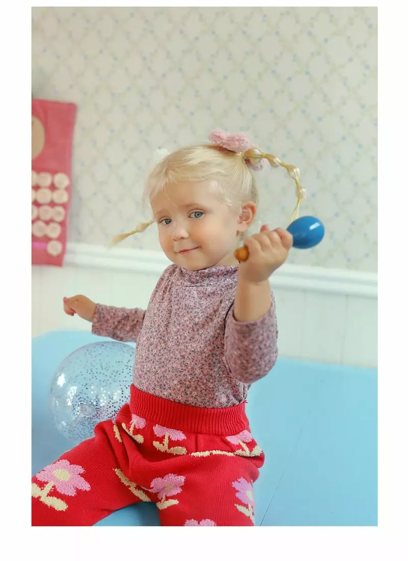Amber - Korean Children Fashion - #kidzfashiontrend - Rose Tee