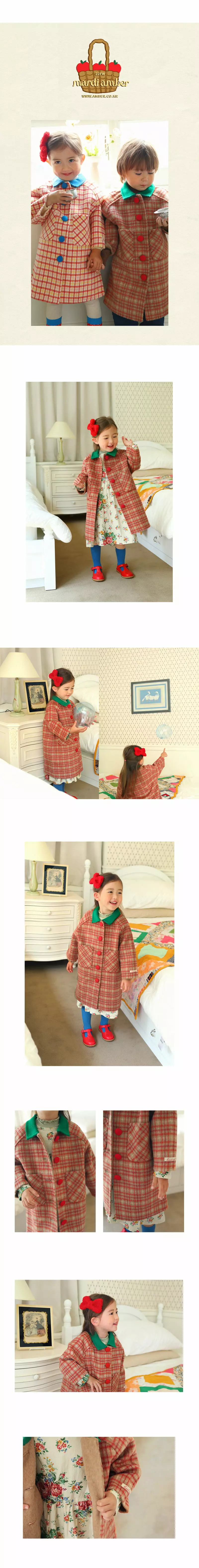 Amber - Korean Children Fashion - #littlefashionista - Chelly Handmade Coat - 2