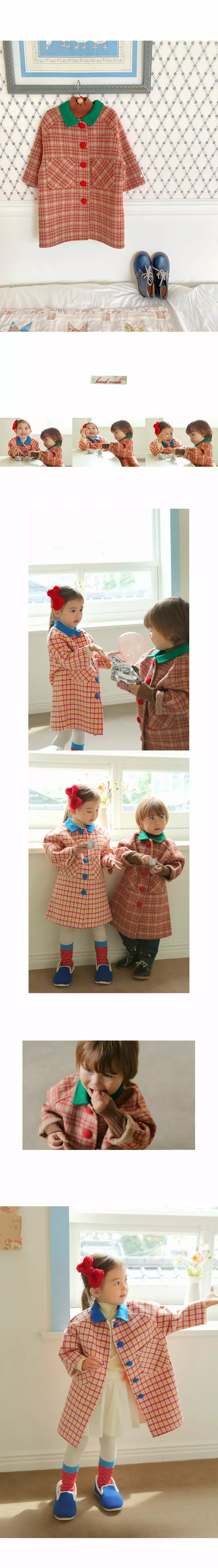 Amber - Korean Children Fashion - #magicofchildhood - Chelly Handmade Coat - 3