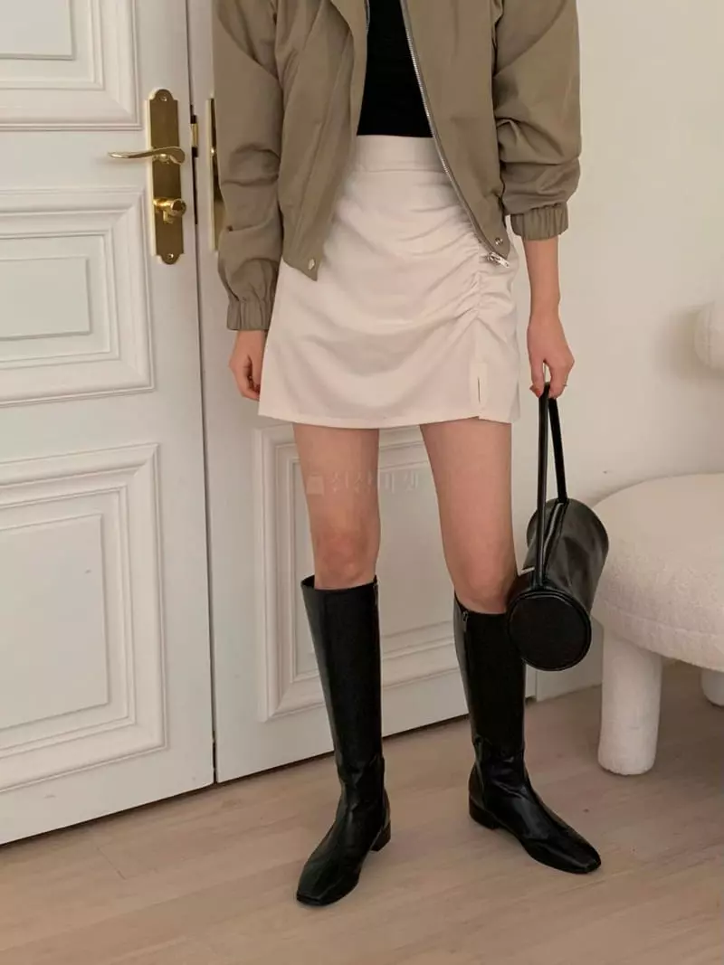 Ame - Korean Women Fashion - #momslook - Header Skirt - 5