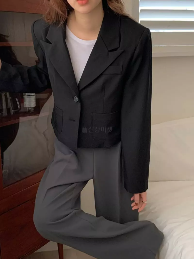 Ame - Korean Women Fashion - #momslook - Pocket Jaclet