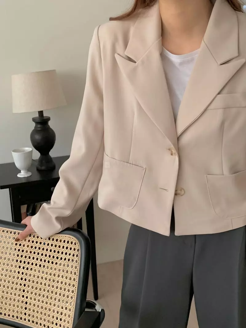 Ame - Korean Women Fashion - #momslook - Pocket Jaclet - 10