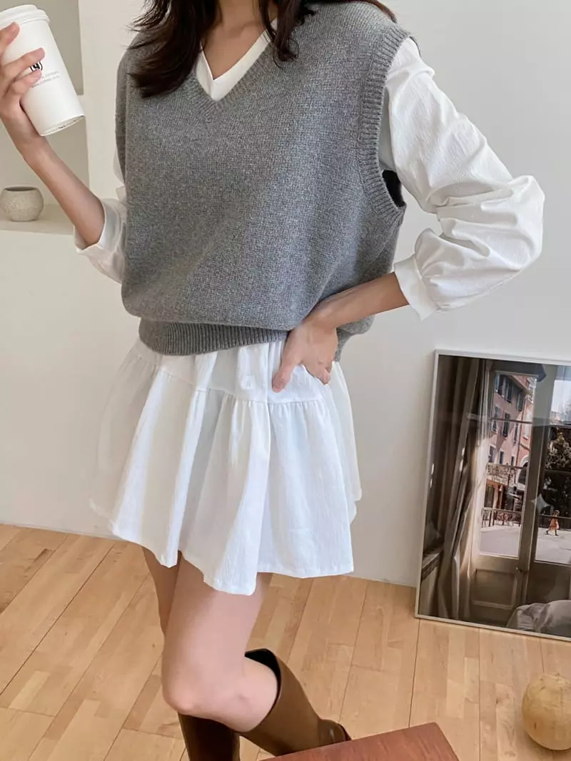 Ame - Korean Women Fashion - #momslook - Cancan One-piece - 3