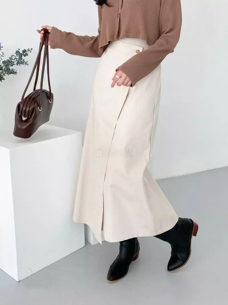 Ame - Korean Women Fashion - #momslook - Unbalance Skirt - 10