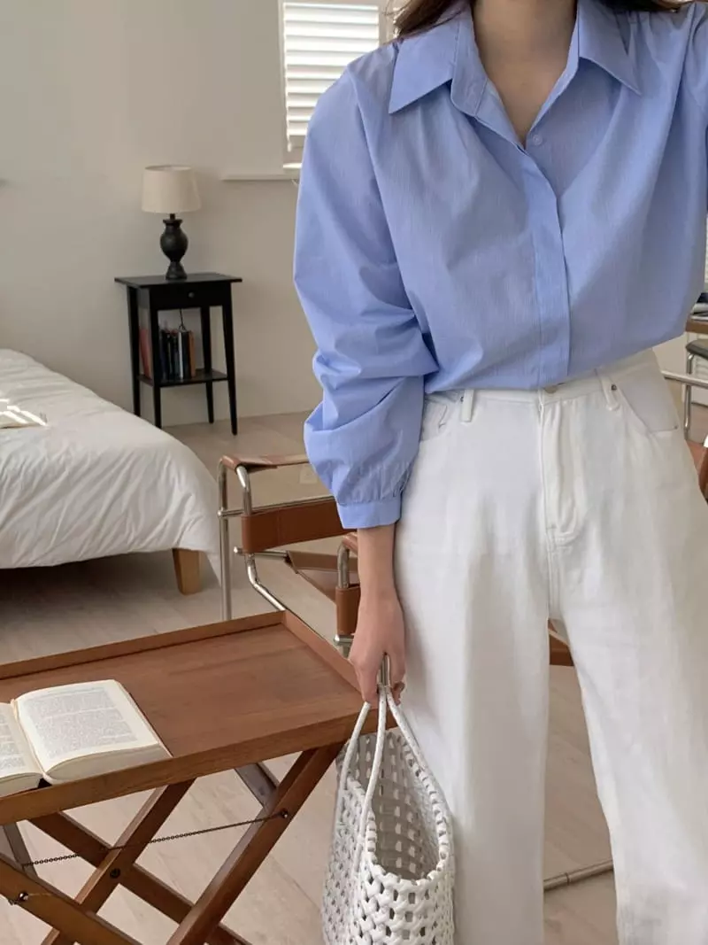 Ame - Korean Women Fashion - #momslook - Stripes Shirt - 8