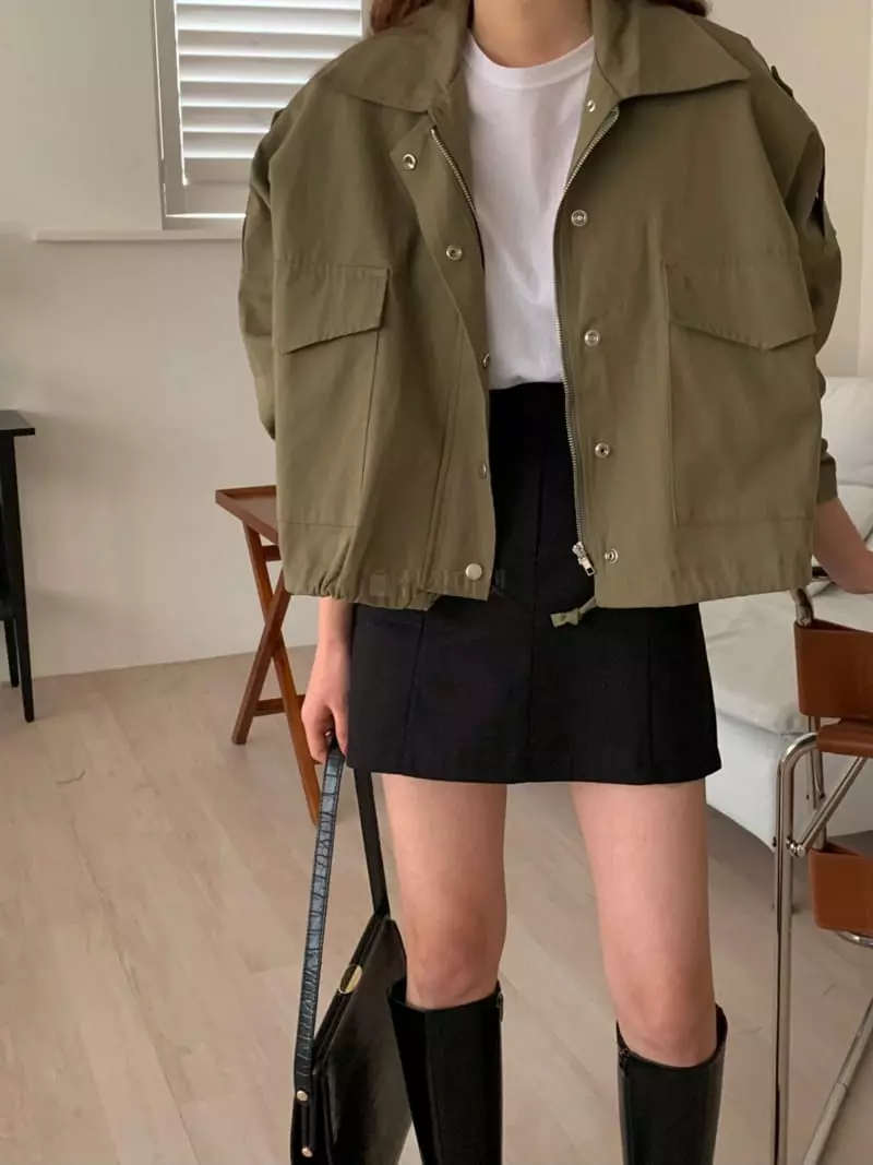 Ame - Korean Women Fashion - #momslook - Short Field Jacket - 5