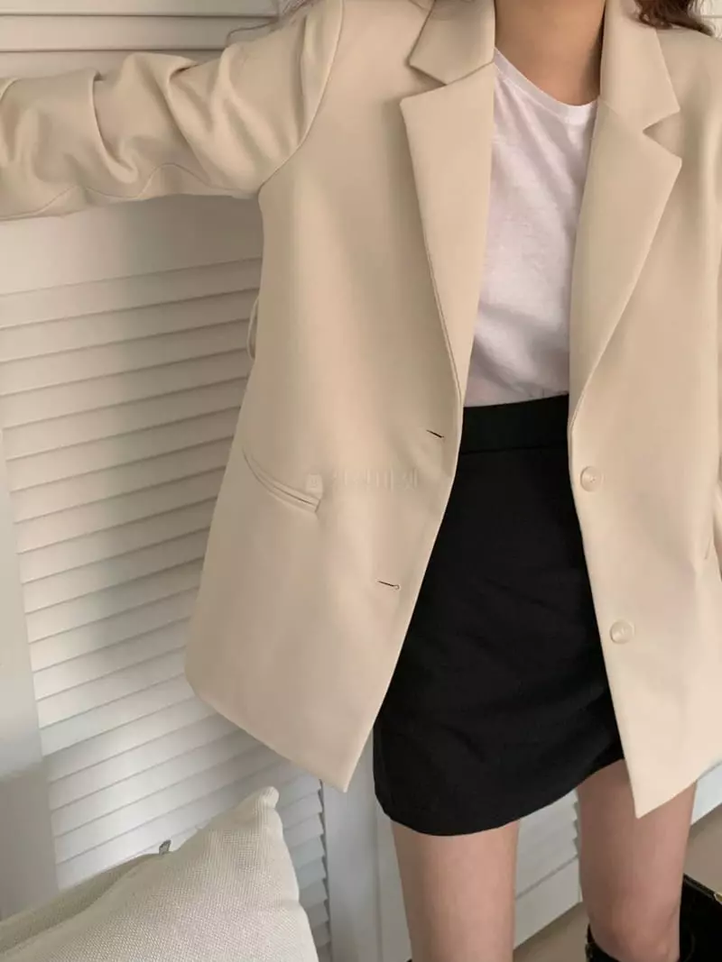 Ame - Korean Women Fashion - #momslook - Belt Jacket