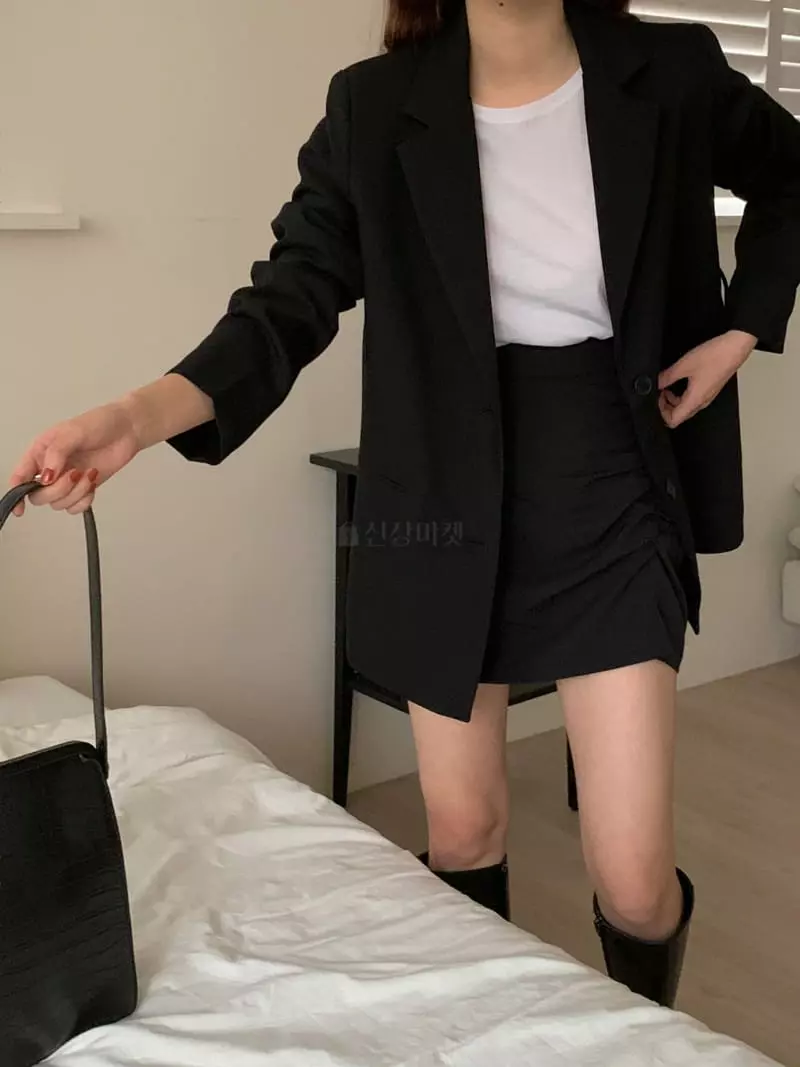 Ame - Korean Women Fashion - #momslook - Belt Jacket - 7
