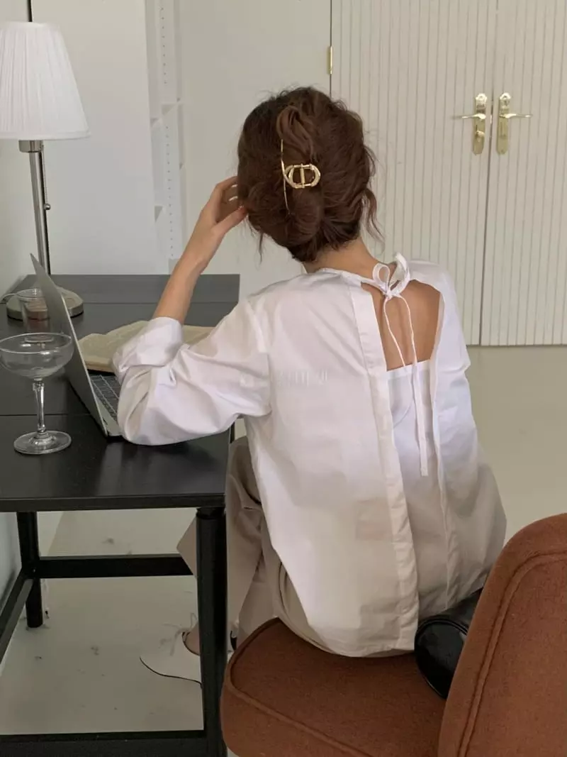Ame - Korean Women Fashion - #womensfashion - Mood Shirt - 4
