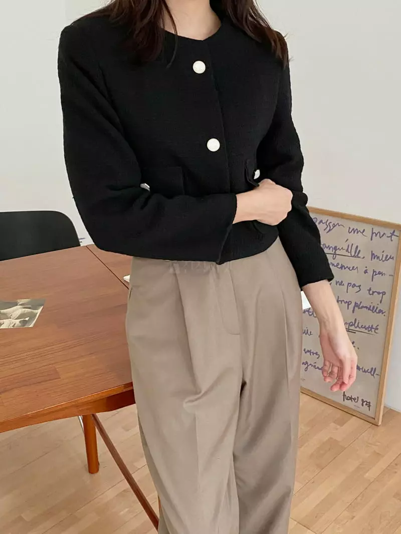 Ame - Korean Women Fashion - #womensfashion - Road Twid Jacket - 4