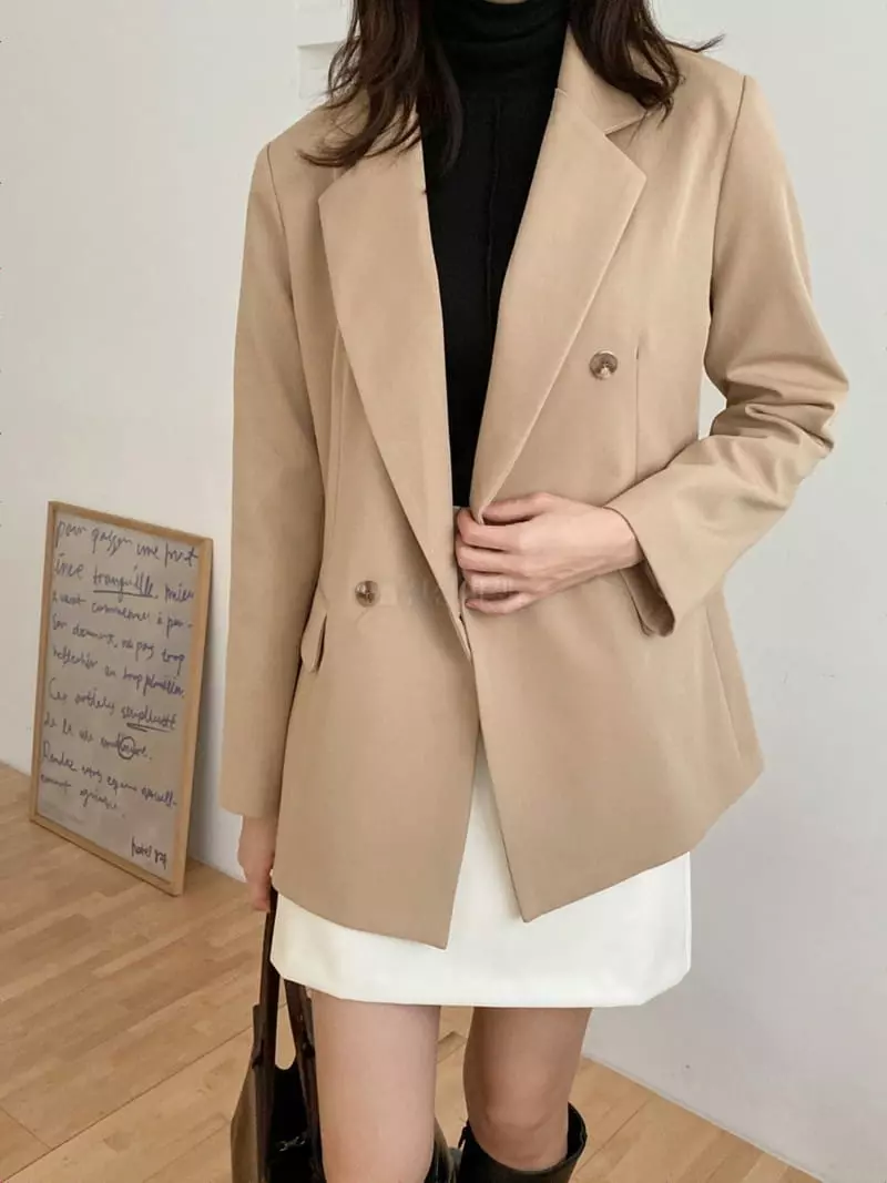 Ame - Korean Women Fashion - #momslook - Line Jacket