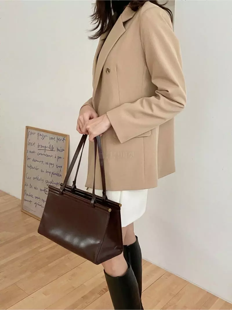 Ame - Korean Women Fashion - #momslook - Line Jacket - 5