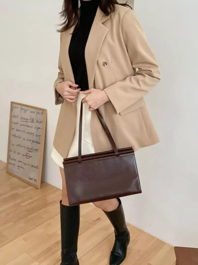 Ame - Korean Women Fashion - #momslook - Line Jacket - 6