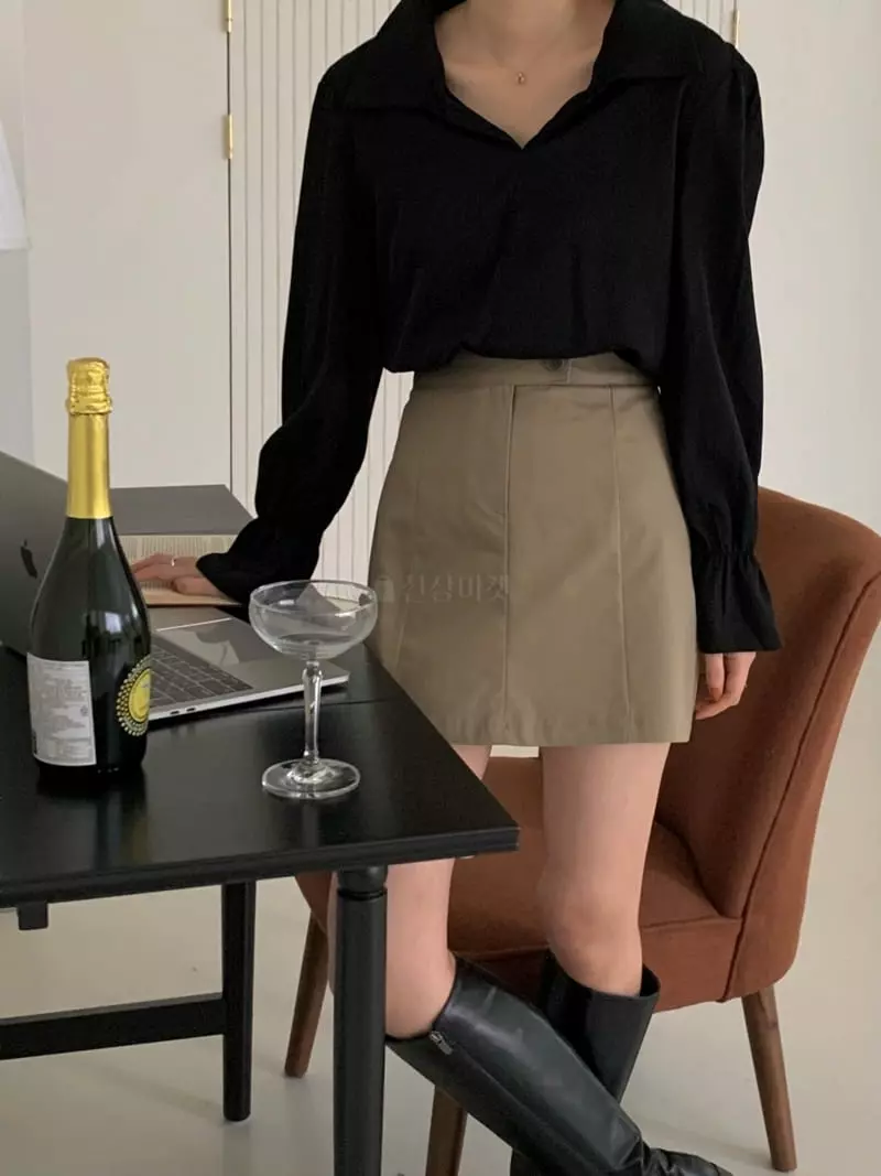 Ame - Korean Women Fashion - #momslook - Nancy Skirt - 6