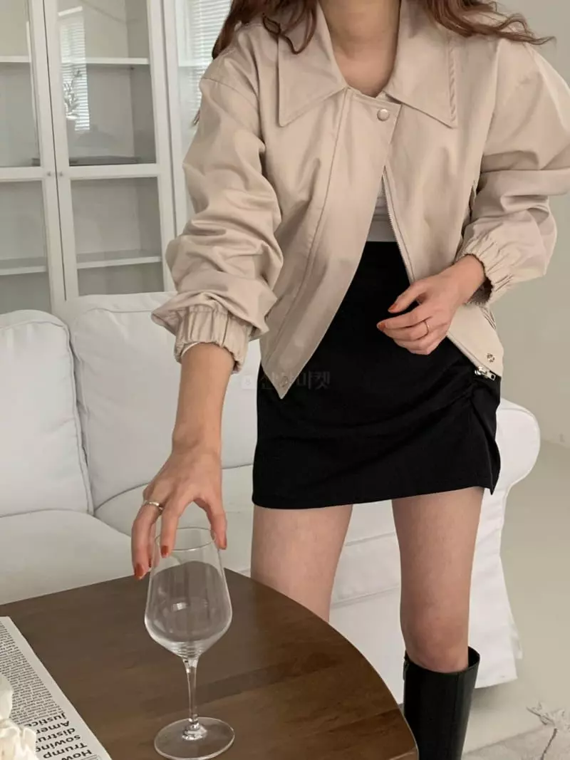 Ame - Korean Women Fashion - #pursuepretty - Crop Field Jacket  - 10