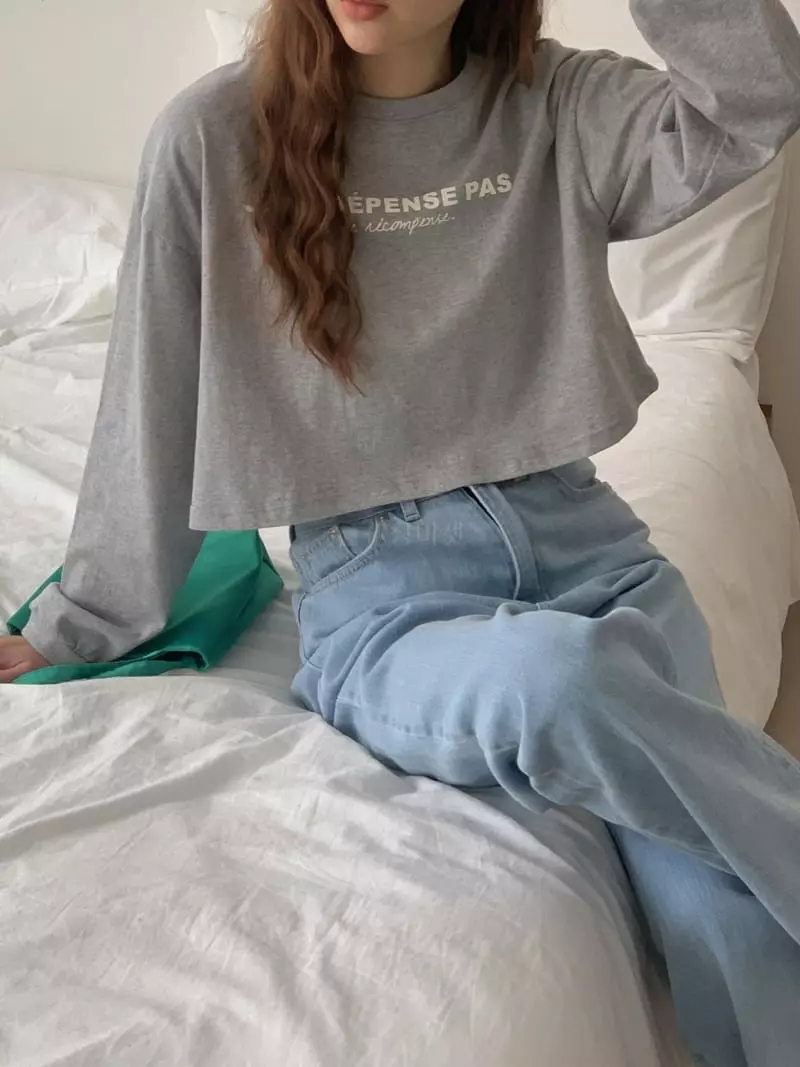 Ame - Korean Women Fashion - #pursuepretty - Crop Tee - 9