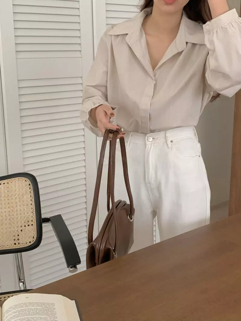 Ame - Korean Women Fashion - #restrostyle - Stripes Shirt