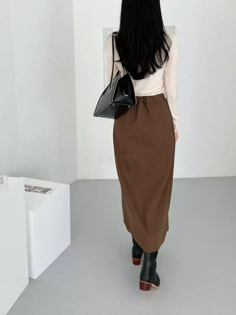 Ame - Korean Women Fashion - #romanticstyle - Unbalance Skirt - 6