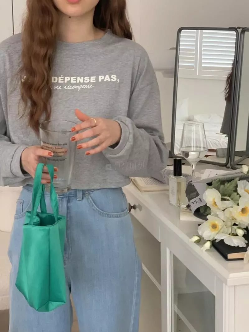 Ame - Korean Women Fashion - #shopsmall - Crop Tee - 12