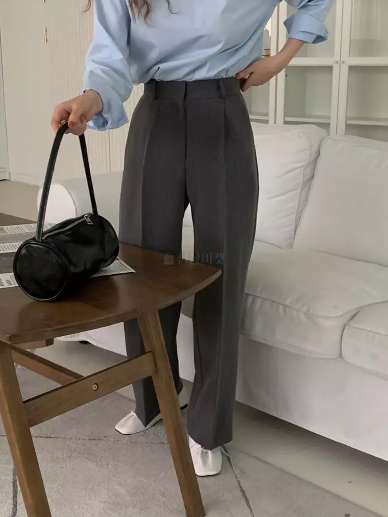Ame - Korean Women Fashion - #romanticstyle - Slim Pants - 4