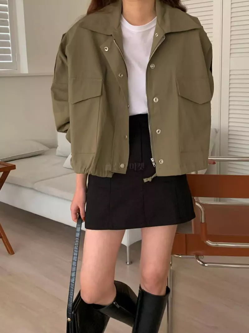 Ame - Korean Women Fashion - #shopsmall - Short Field Jacket - 2