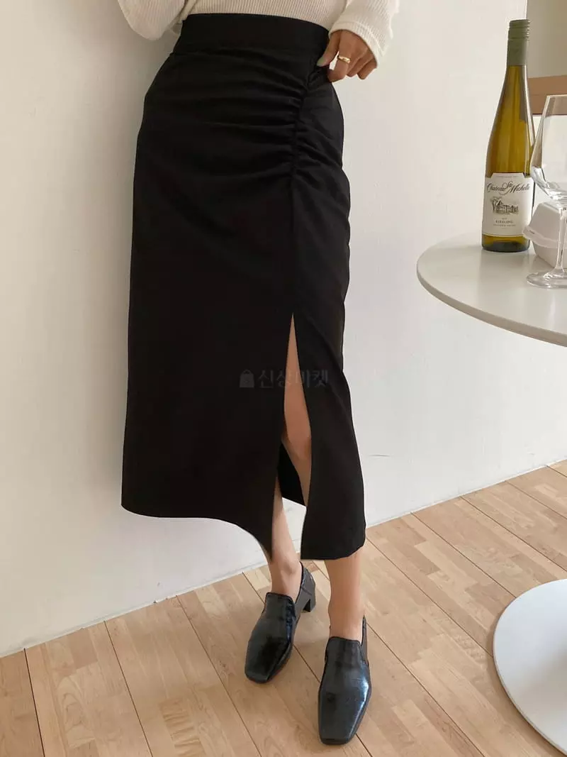 Ame - Korean Women Fashion - #thatsdarling - Shirring Skirt - 2
