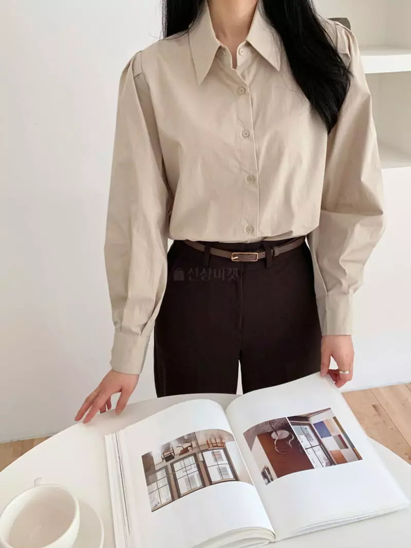 Ame - Korean Women Fashion - #vintageinspired - Formal Shirt - 12