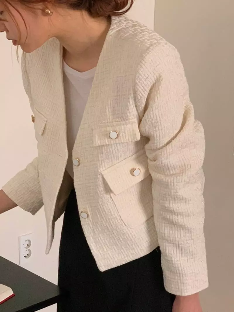 Ame - Korean Women Fashion - #vintageinspired - Twid Jacket - 11