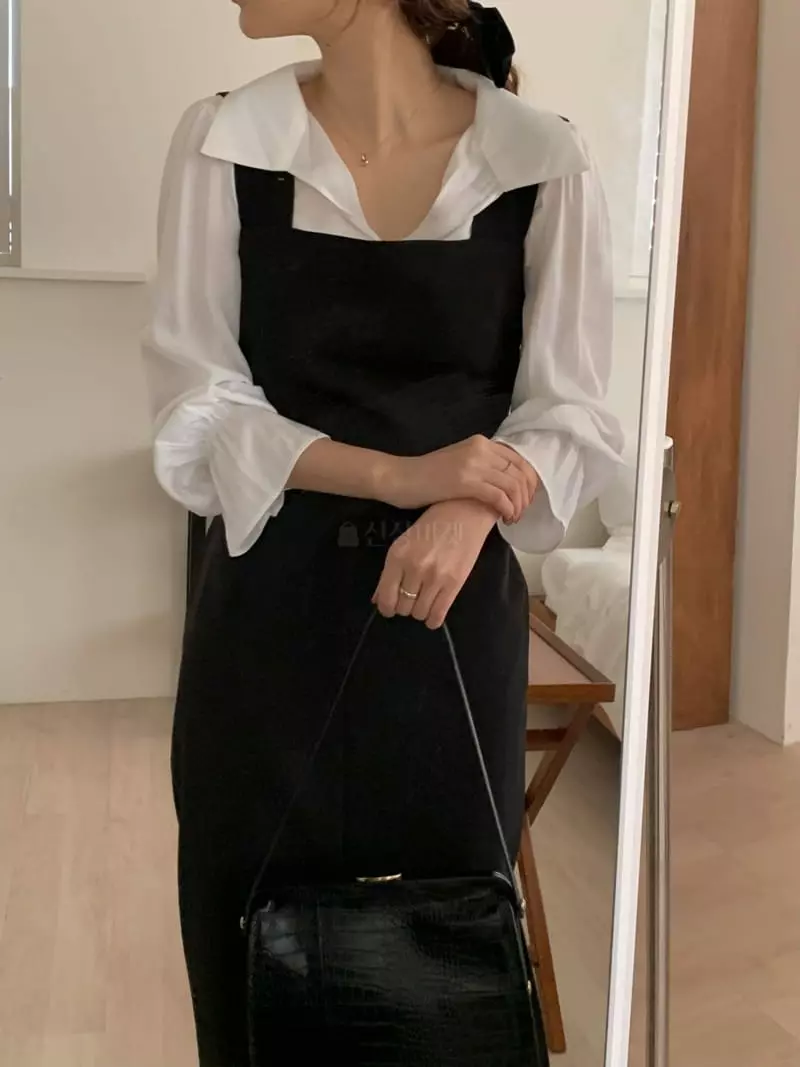 Ame - Korean Women Fashion - #vintageinspired - H One-piece - 3