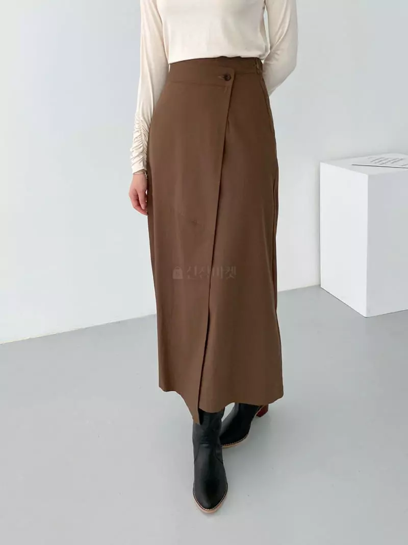 Ame - Korean Women Fashion - #vintageinspired - Unbalance Skirt - 2