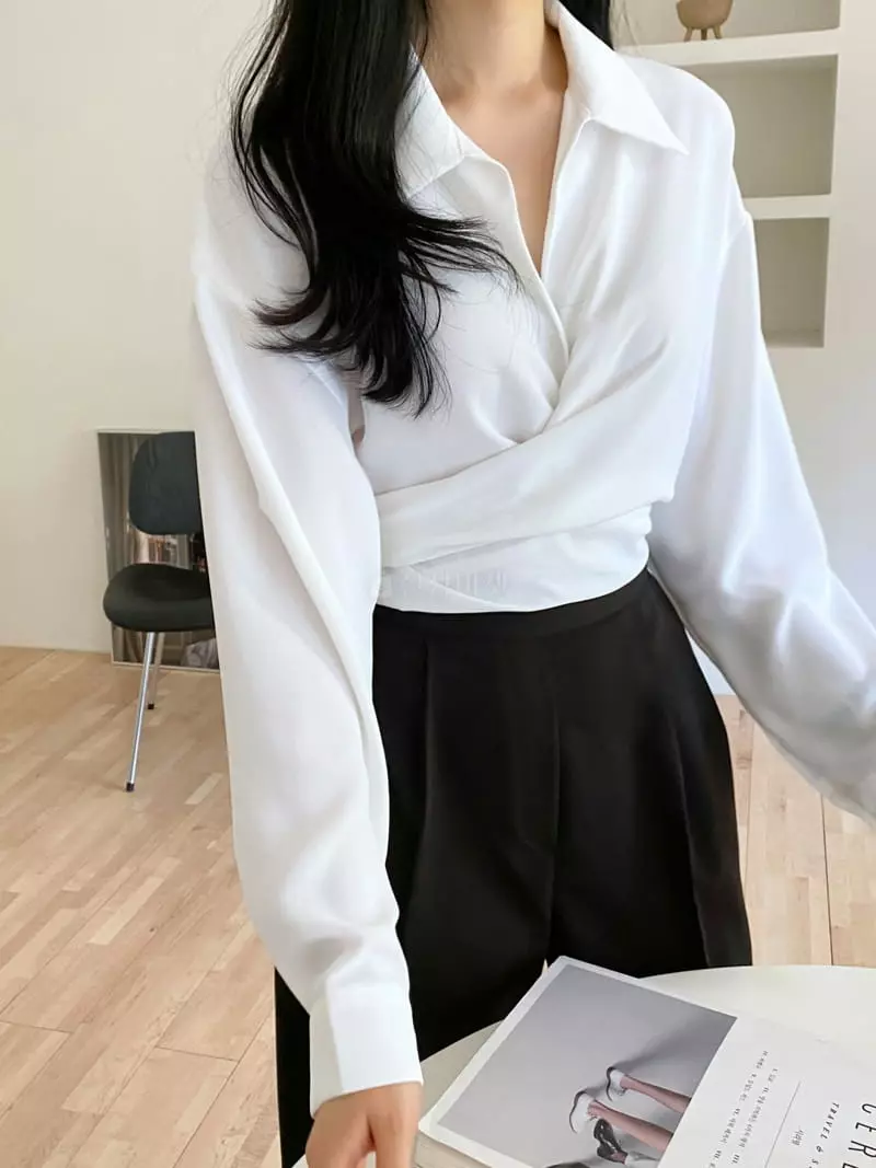 Ame - Korean Women Fashion - #vintagekidsstyle - Cozel Blouse - 7