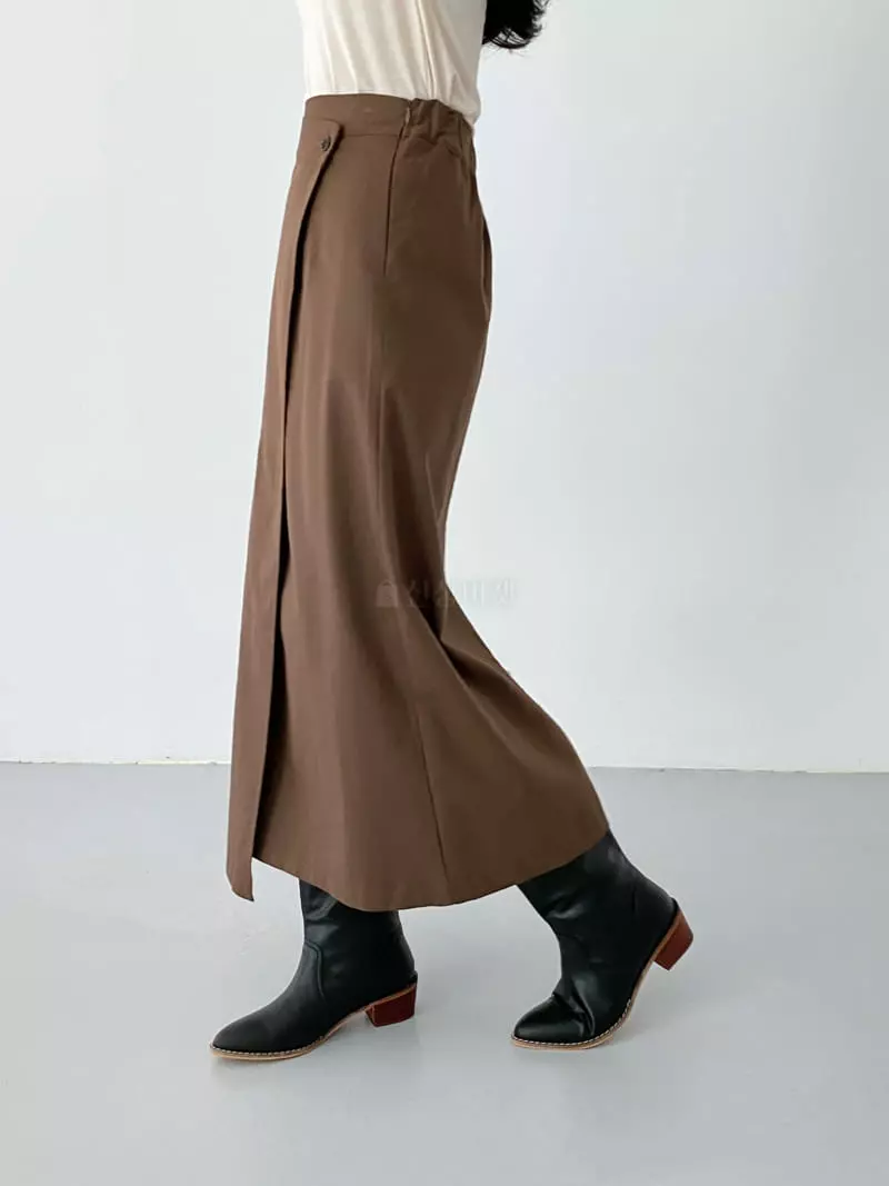 Ame - Korean Women Fashion - #vintagekidsstyle - Unbalance Skirt - 3