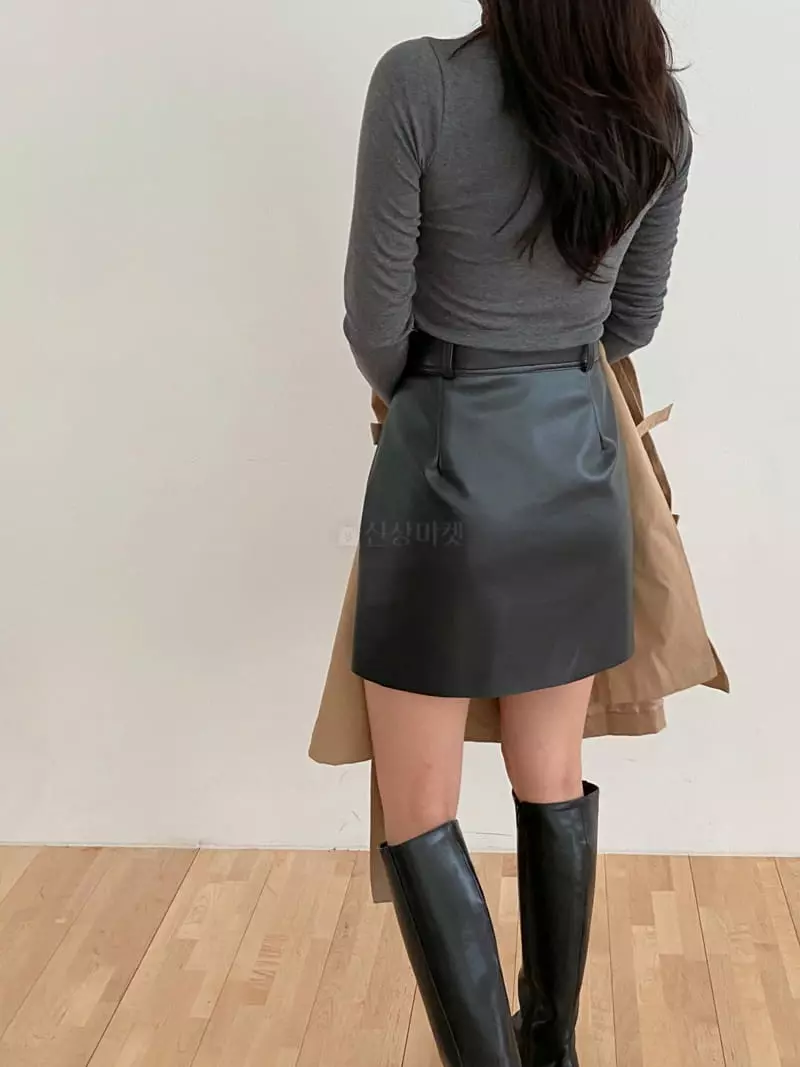 Ame - Korean Women Fashion - #womensfashion - Turtleneck Tee - 3