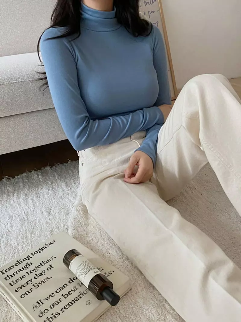 Ame - Korean Women Fashion - #womensfashion - Turtleneck Tee - 7
