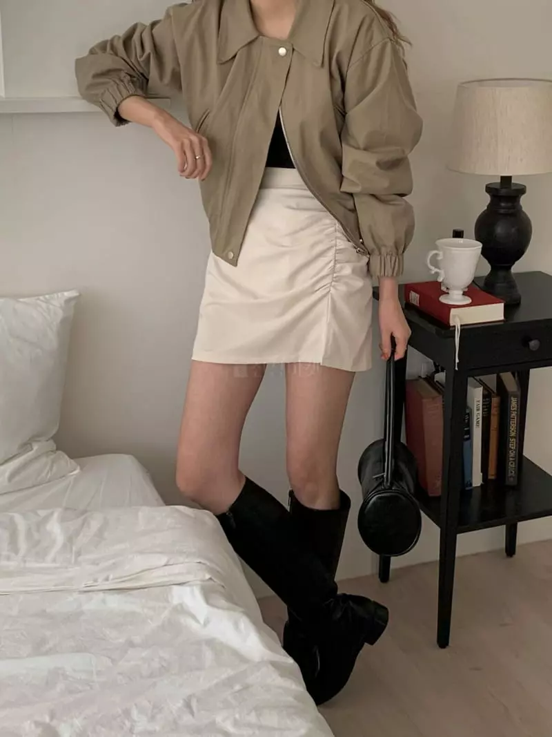 Ame - Korean Women Fashion - #womensfashion - Crop Field Jacket  - 7