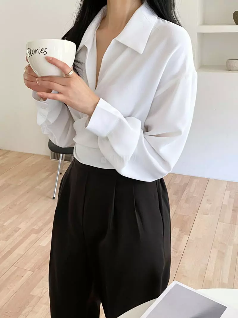 Ame - Korean Women Fashion - #womensfashion - Cozel Blouse - 5
