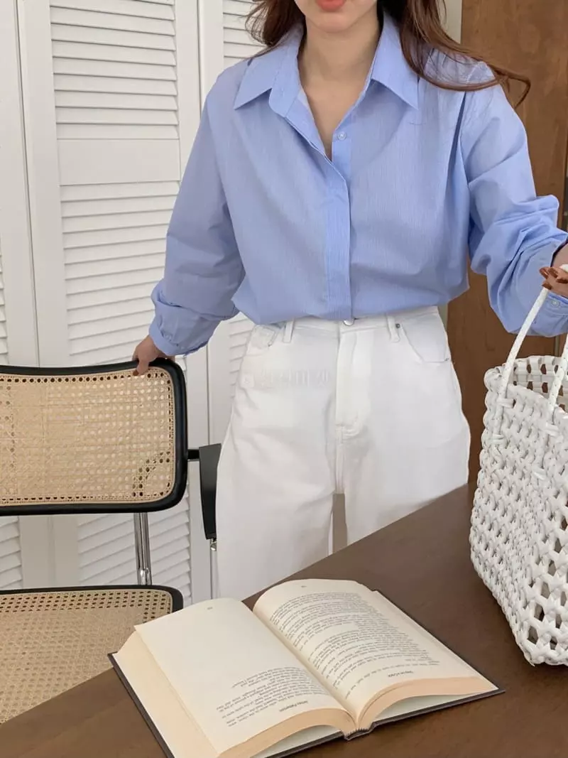 Ame - Korean Women Fashion - #womensfashion - Stripes Shirt - 11