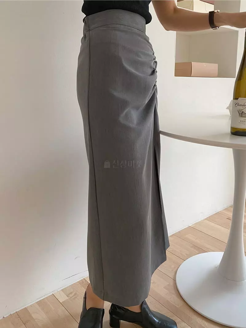 Ame - Korean Women Fashion - #womensfashion - Shirring Skirt - 7