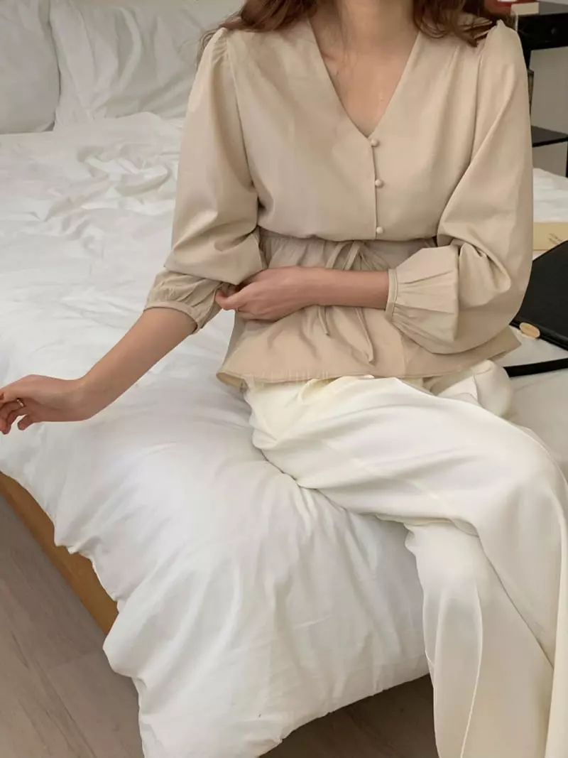Ame - Korean Women Fashion - #womensfashion - Bibi Blouse - 5
