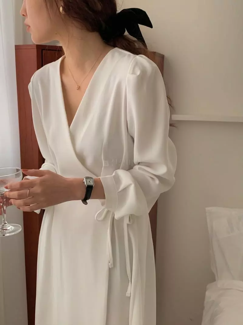 Ame - Korean Women Fashion - #womensfashion - Bez One-piece - 7