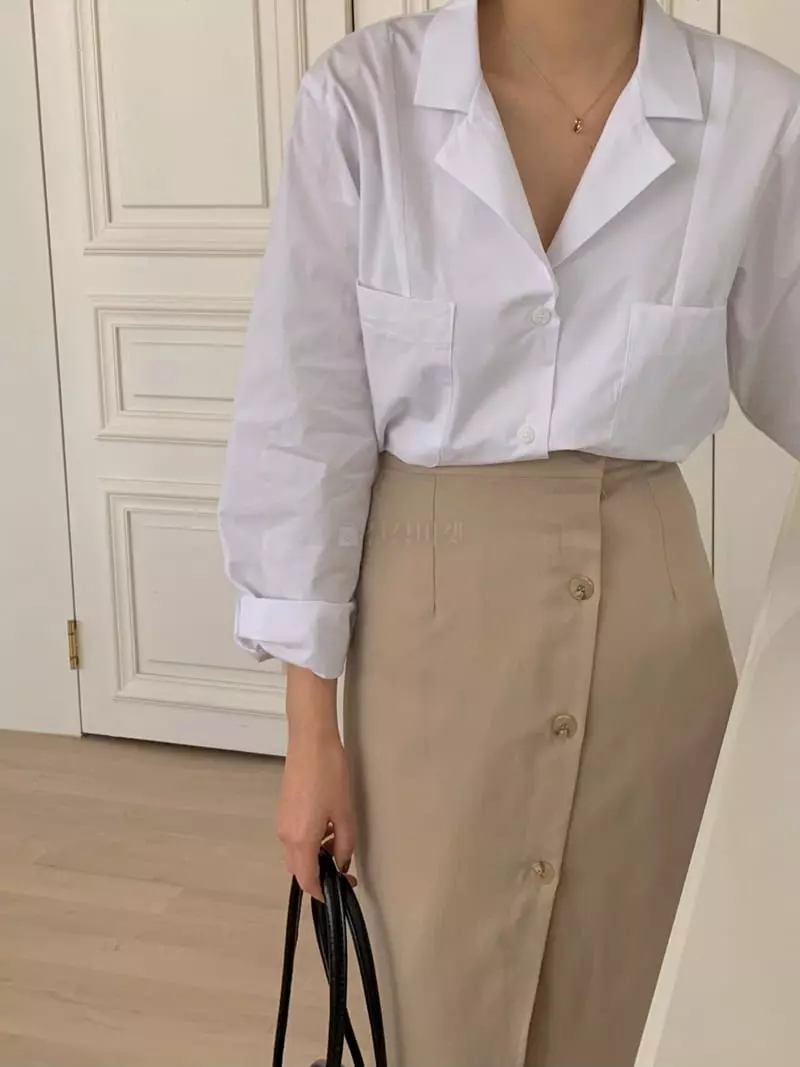 Ame - Korean Women Fashion - #womensfashion - Button SKirt - 8