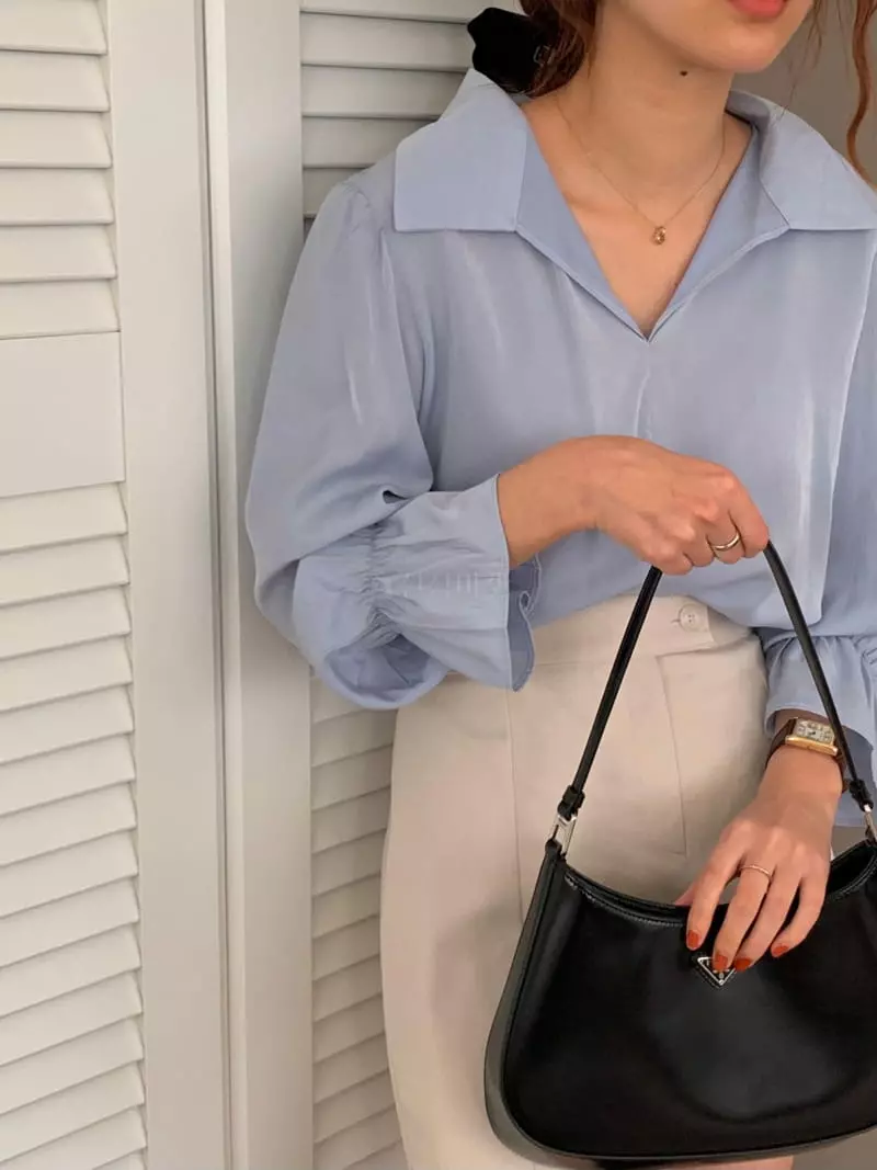Ame - Korean Women Fashion - #womensfashion - Lelen Blouse - 10
