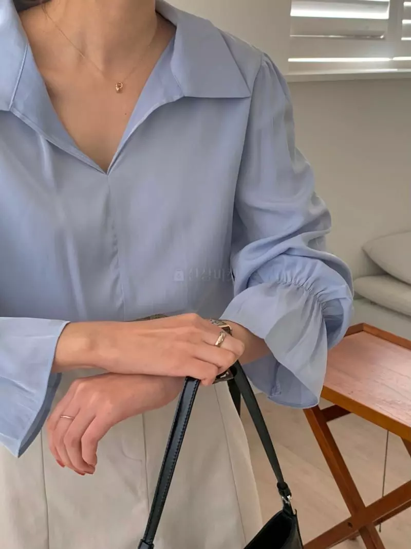 Ame - Korean Women Fashion - #womensfashion - Lelen Blouse - 8