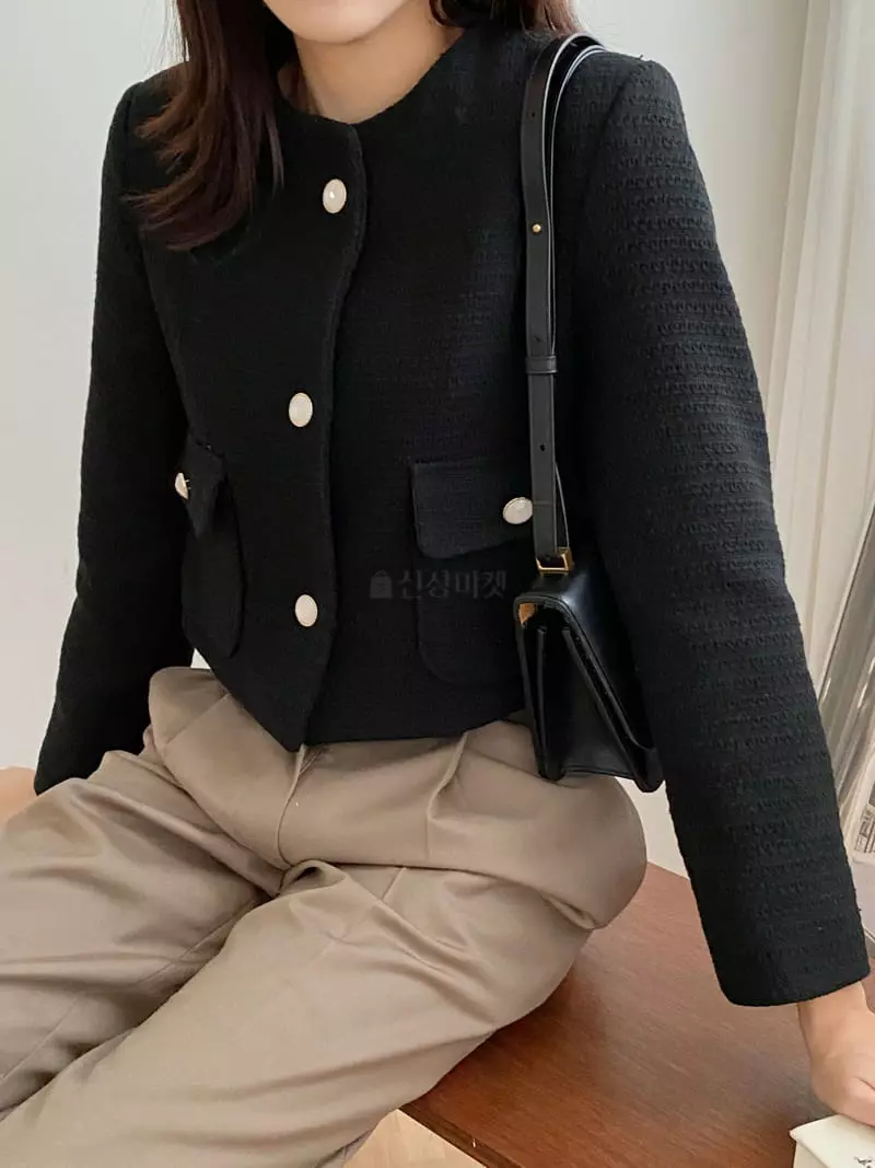 Ame - Korean Women Fashion - #womensfashion - Road Twid Jacket - 5